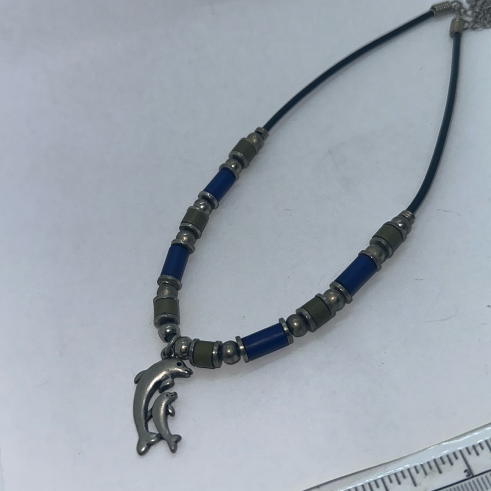 Mother Dolphin & Baby Dolphin Necklace by Panama Jack